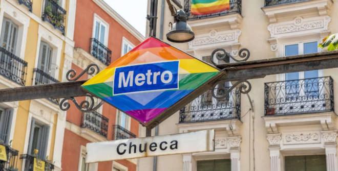 Acogedor Con Balcon En El Barrio De Chueca, Gran Via Con Aire Acondicionado Y Calefaccion *