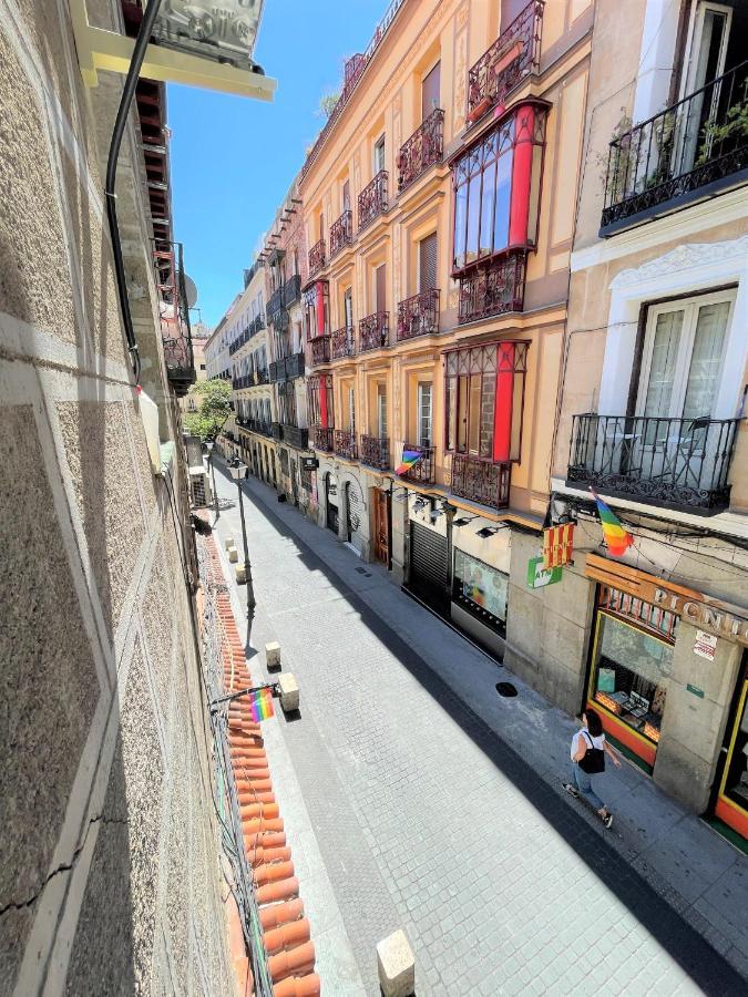 Acogedor Apartamento Exterior Con Balcon En El Barrio De Chueca, Gran Via Con Aire Acondicionado